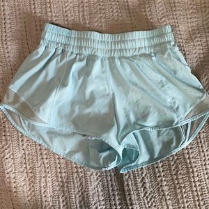 Lululemon Hotty Hot Shorts Blue Glow